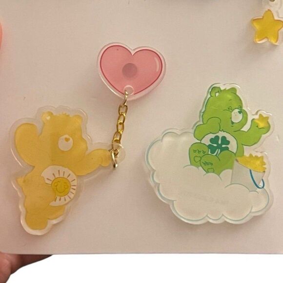 Set of 4 Care Bears Aryclic Pin Set - Picture 5 of 5